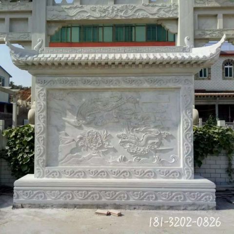 大型仿古影壁雕塑