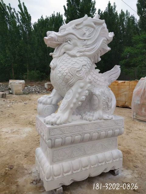貔貅仿古门墩雕塑