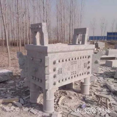 方形香炉建筑雕塑