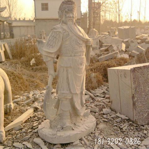 古代关公雕塑