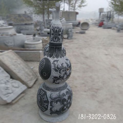 青石葫芦雕塑