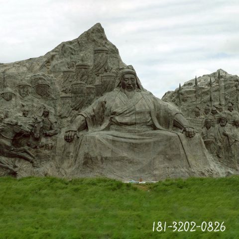 成吉思汗景观雕塑