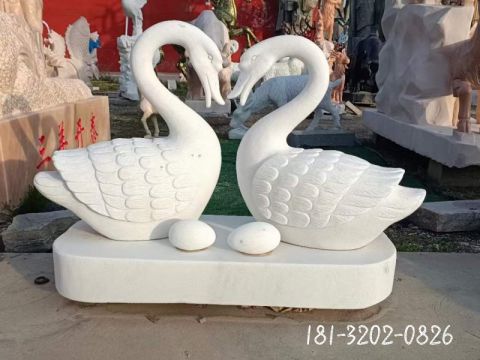户外景观天鹅雕塑
