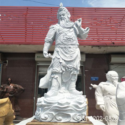 古代关公神像雕塑