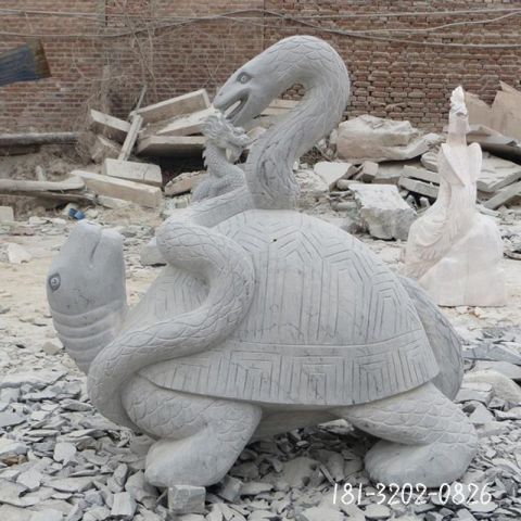 古代玄武动物雕塑
