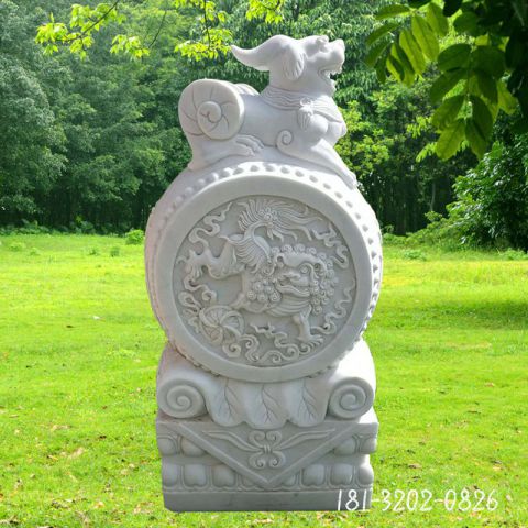 园林门墩貔貅雕塑