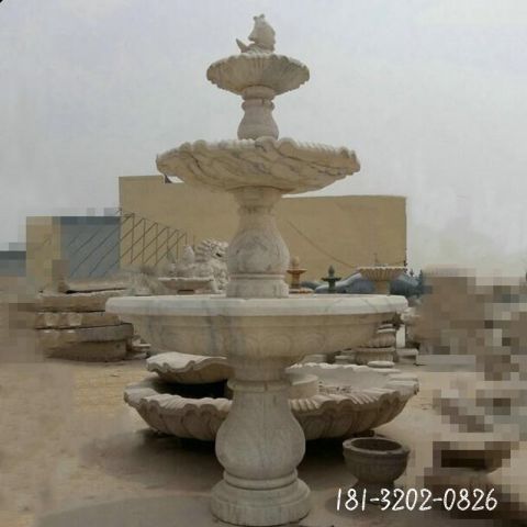 三层喷泉景观雕塑