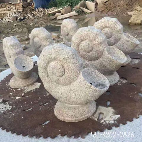 仿古蜗牛动物石雕