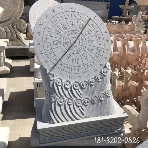仿古日晷学校雕塑