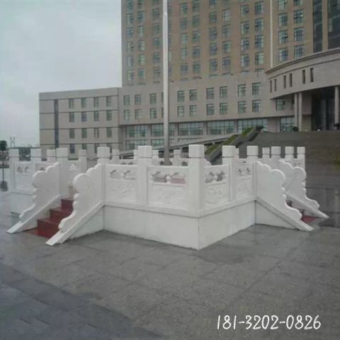 城市建筑升旗台雕塑