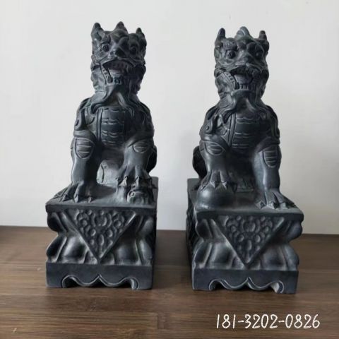 麒麟仿古神兽门墩