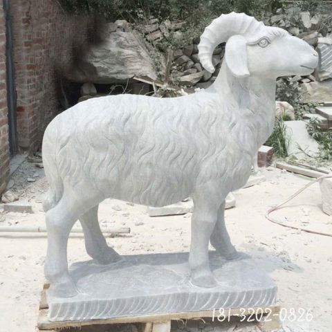 大型公园动物羊雕塑