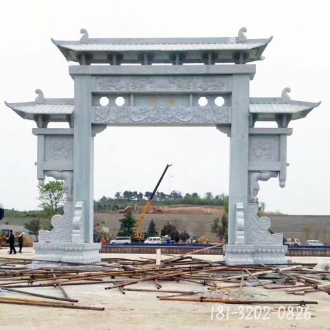 城市单门牌坊雕塑