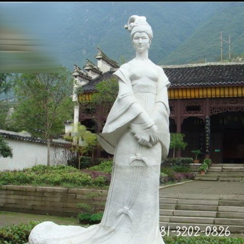 户外古代杨玉环人物雕塑