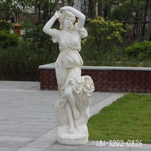 户外公园西方人物雕塑