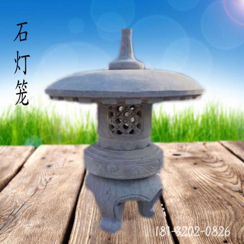 户外仿古石灯笼雕塑