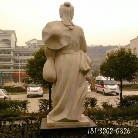 古代张仲景人物雕塑