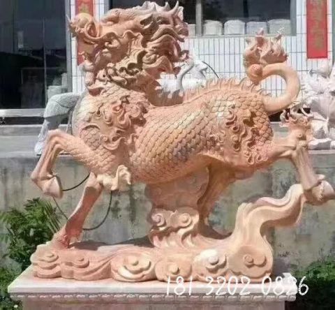 仿古麒麟神兽雕塑