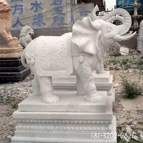 招财大象动物雕塑
