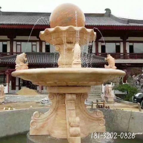 户外风水球喷泉雕塑