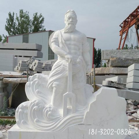 大禹治水人物石雕