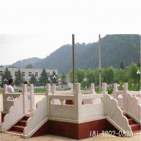 广场大型升旗台雕塑