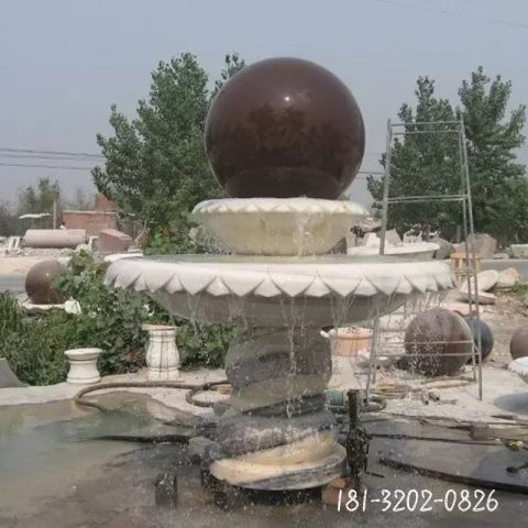 户外中式风水球雕塑