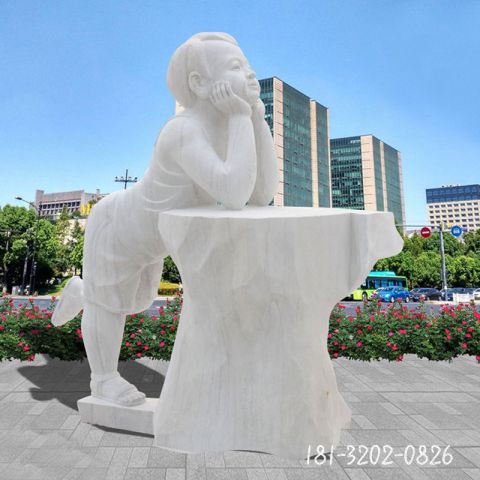 校园儿童人物雕塑