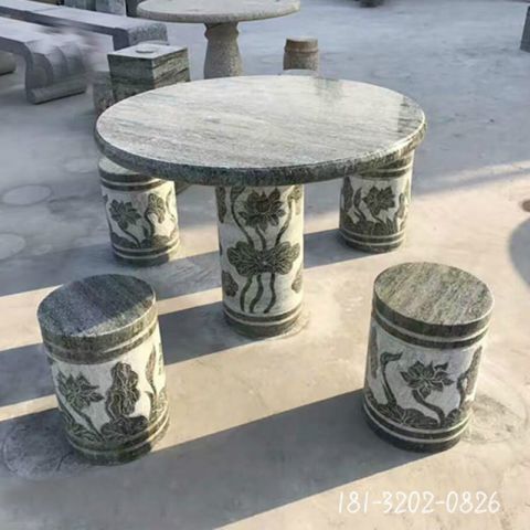 仿古创意石桌凳雕塑