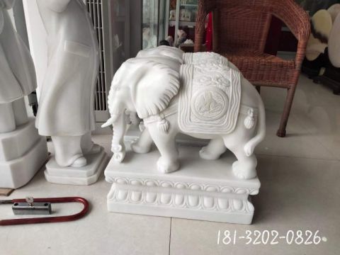 庭院仿古动物大象雕塑