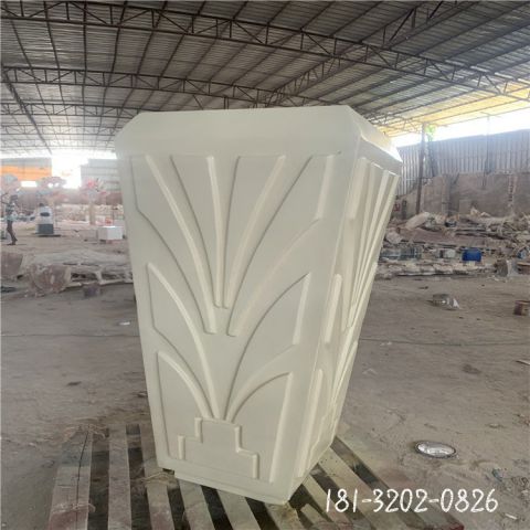 大型仿古景观花盆雕塑