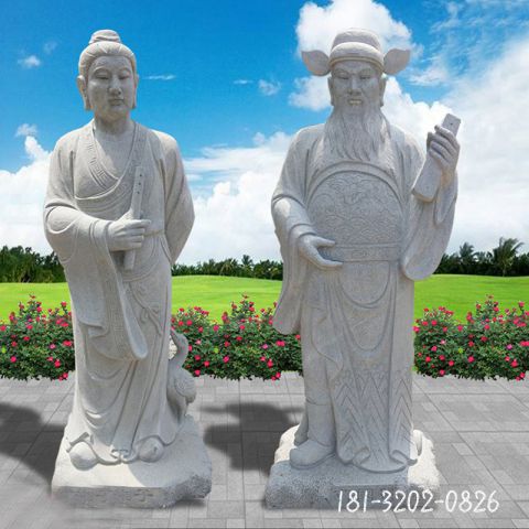 园林古代八仙人物雕塑