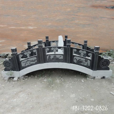 庭院青石拱桥雕塑