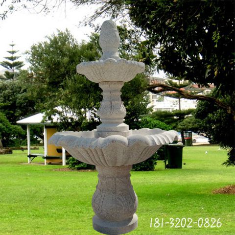 公园青石喷泉雕塑