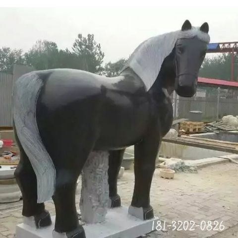 大型公园动物马雕塑