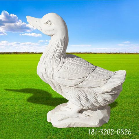 仿古公园动物鸭子雕塑