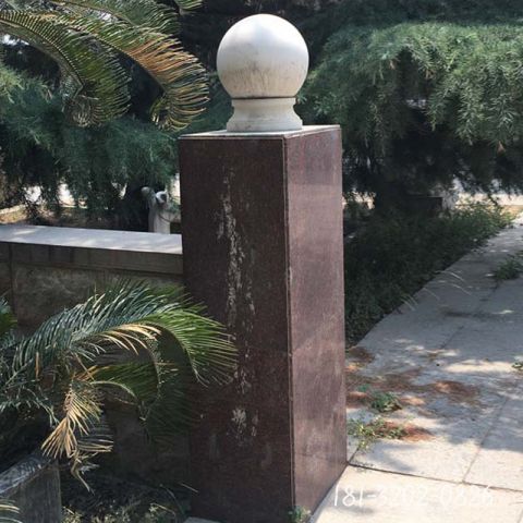 别墅风水球雕塑