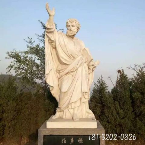 大型西方伯多禄人物雕塑