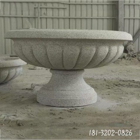 仿古景观花盆石雕