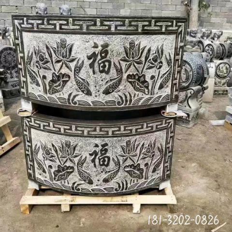 做旧鱼缸景观石雕