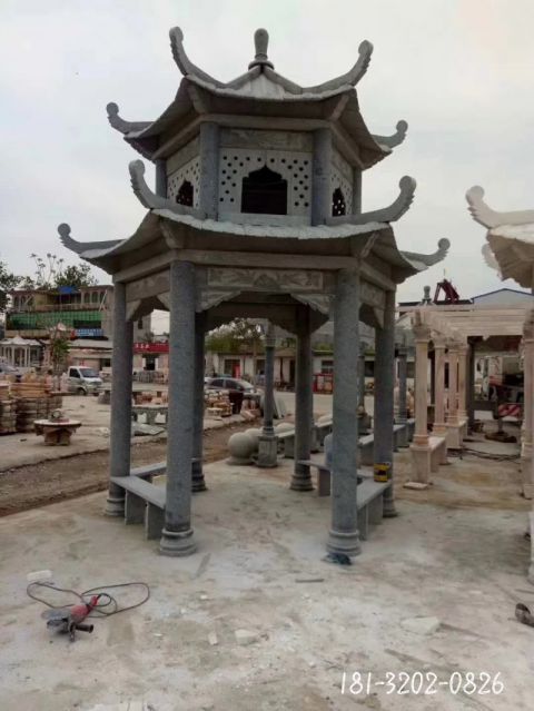 仿古景观凉亭建筑雕塑