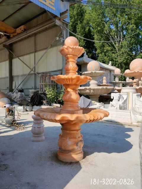 园林中式风水球雕塑