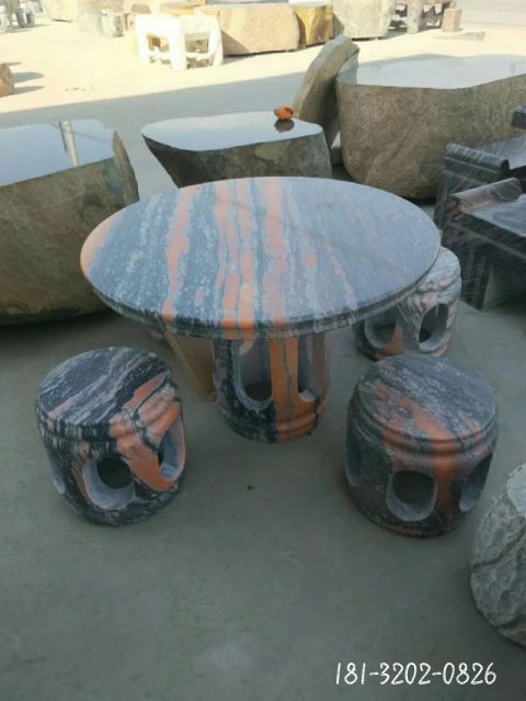 大型圆桌庭院石雕