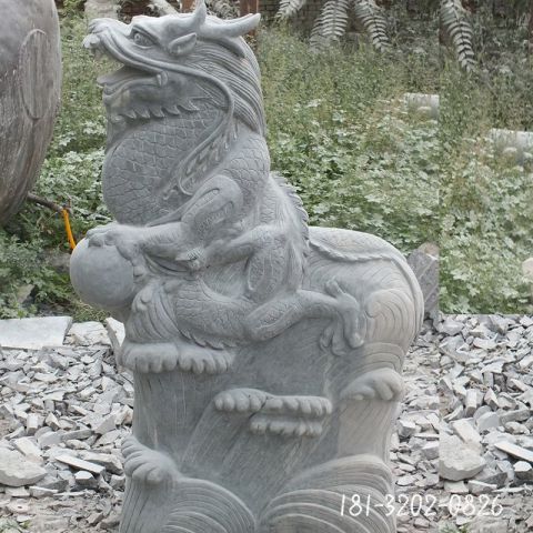 公园动物生肖龙雕塑