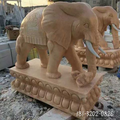 公园神兽大象雕塑